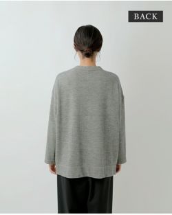FIR MUM フィル マム ウール ジャガード オーバーサイズ クルー