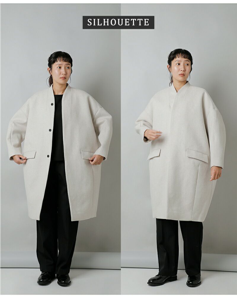 ノーコントロールエアー　コクーンダーツコート　dr-nc1501ct　新品 NO CONTROL AIR ノーコントロールエアー SUPER100s ウール ショート