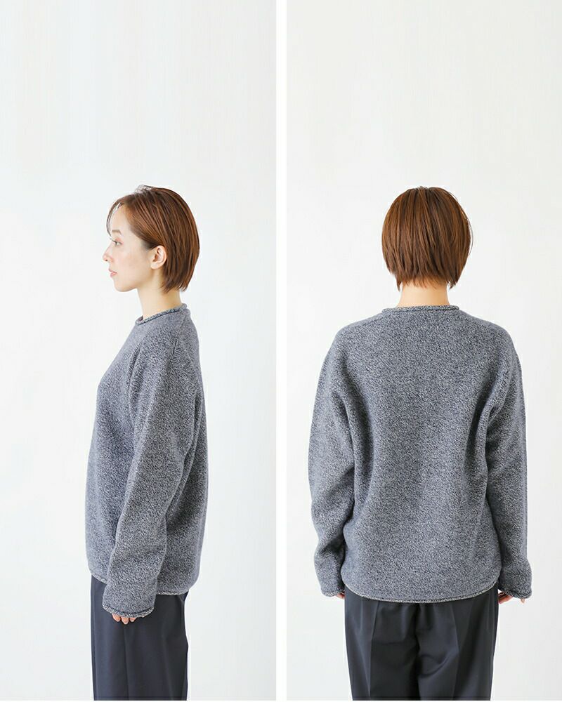 40%OFF】BATONER バトナー ウール ロールネック ニット プルオーバー 