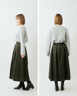 50%OFF】DONEEYU ドニーユ レオパード ジャガード タック