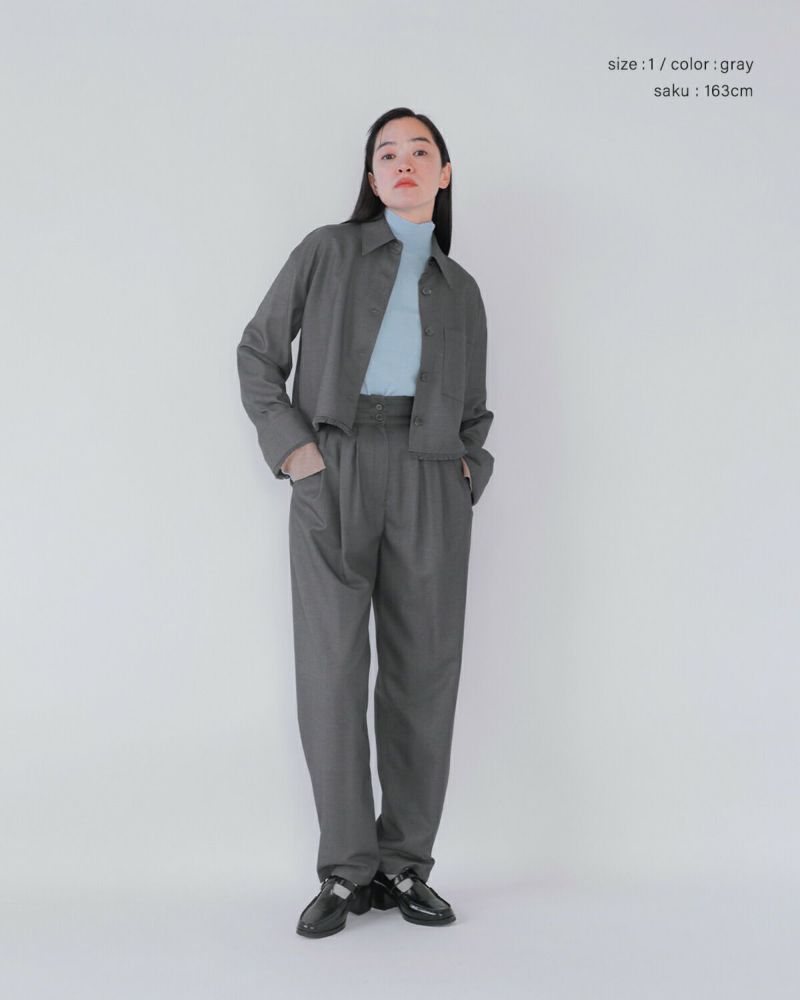 ニュアンス NewAnce Wide Gurkha Trousers ワイドパンツ