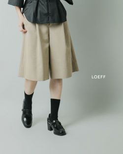 50%OFF】LOEFF ロエフ ホップサック タック フレア Aライン