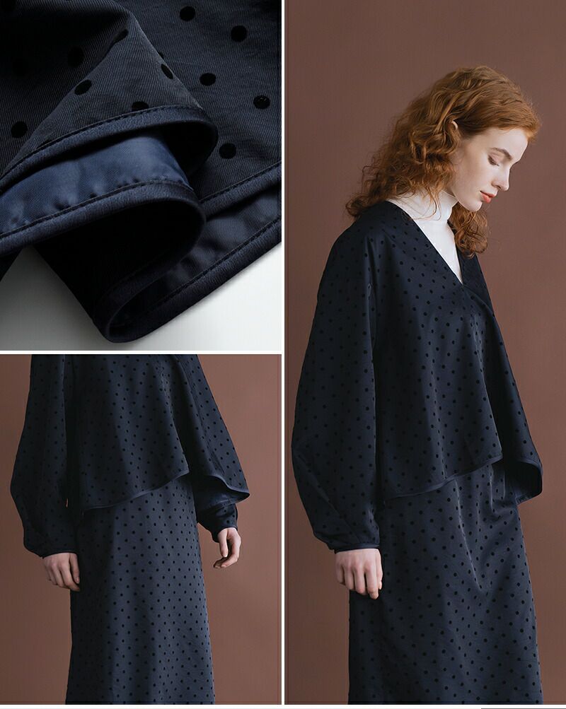iDea Luce classical dot blouse ドット ブラウス iDea Luce classical dot blouse ドット ブラウス - メルカリ