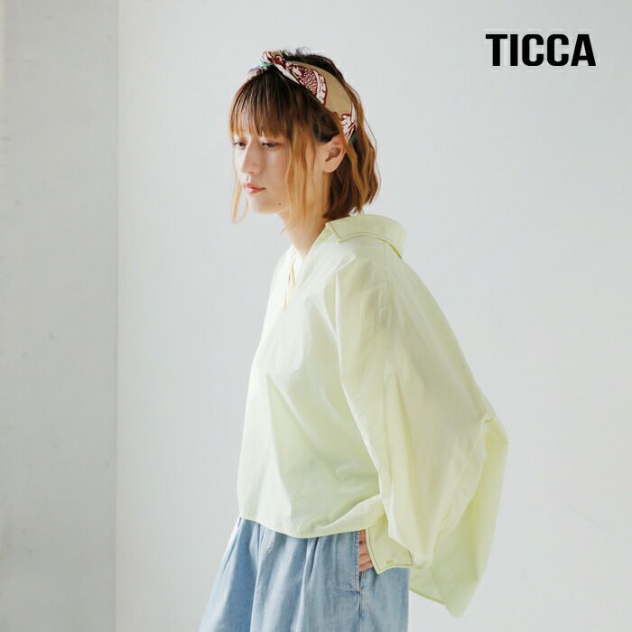 TICCA - 新品　TICCA スキッパーシャツ　ミントグリーン 楽天市場】【50%OFF】TICCA ティッカ コットン ハーブ