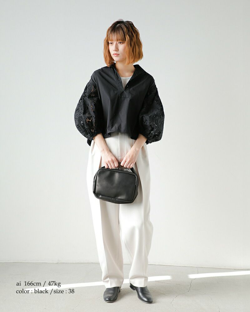 TICCA（ティッカ）の「【TICCA】袖レースパフスリーブシャツ