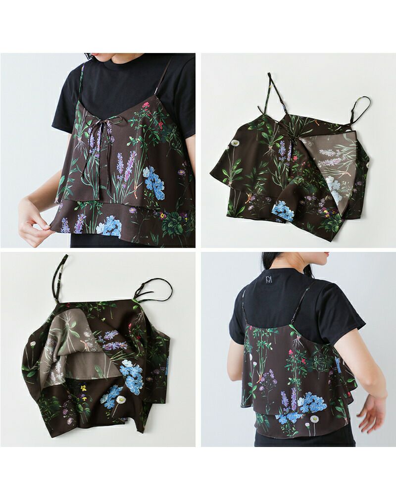 TICCA ティッカ 2way フラワー プリント ビスチェ tbfs-421 レディース