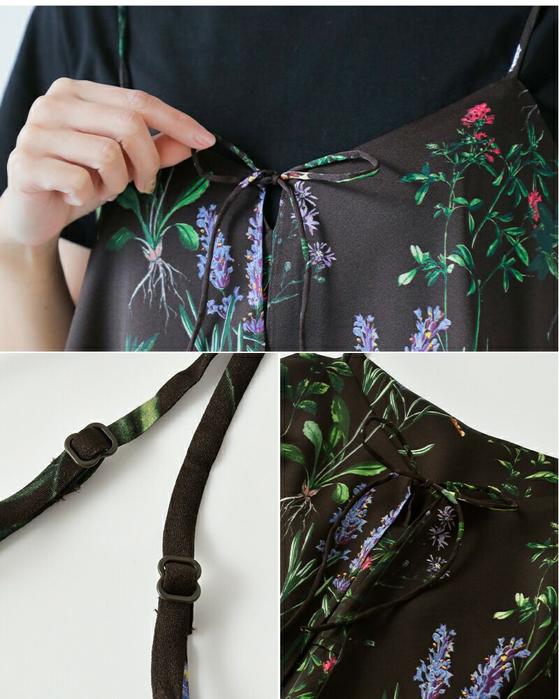 TICCA ティッカ 2way フラワー プリント ビスチェ tbfs-421 レディース