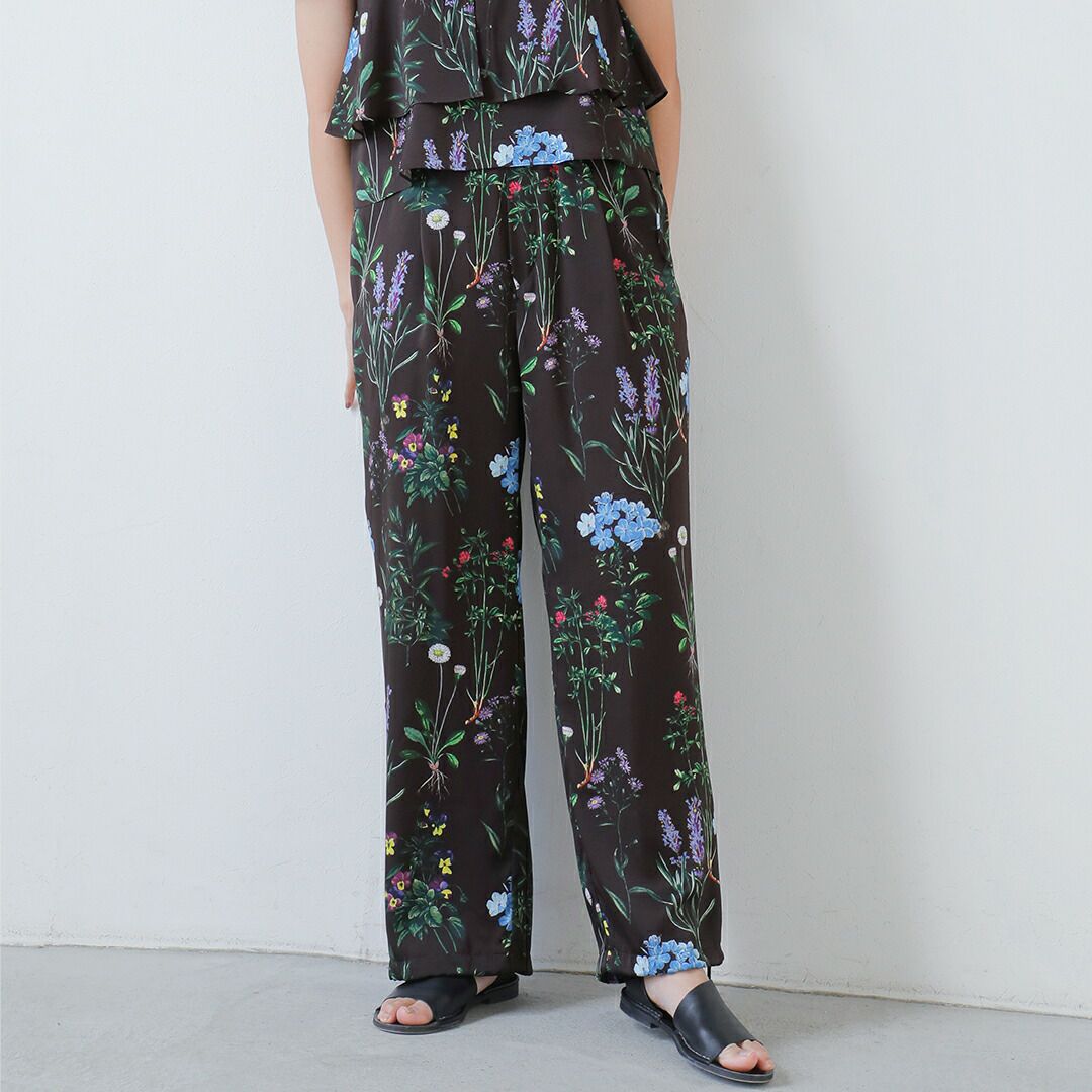 TICCA ティッカ ウォッシャブル ウール タック パンツ tbba-143-yo  