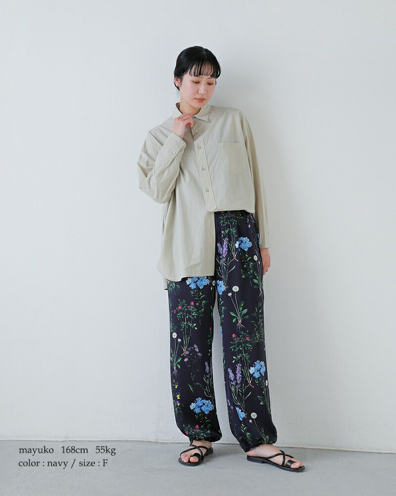 ☆美品☆TICCA ティッカ　フラワープリントパンツ トゥモローランド TICCA ティッカ フラワー プリント パンツ tbfs-422 レディース 2026ss