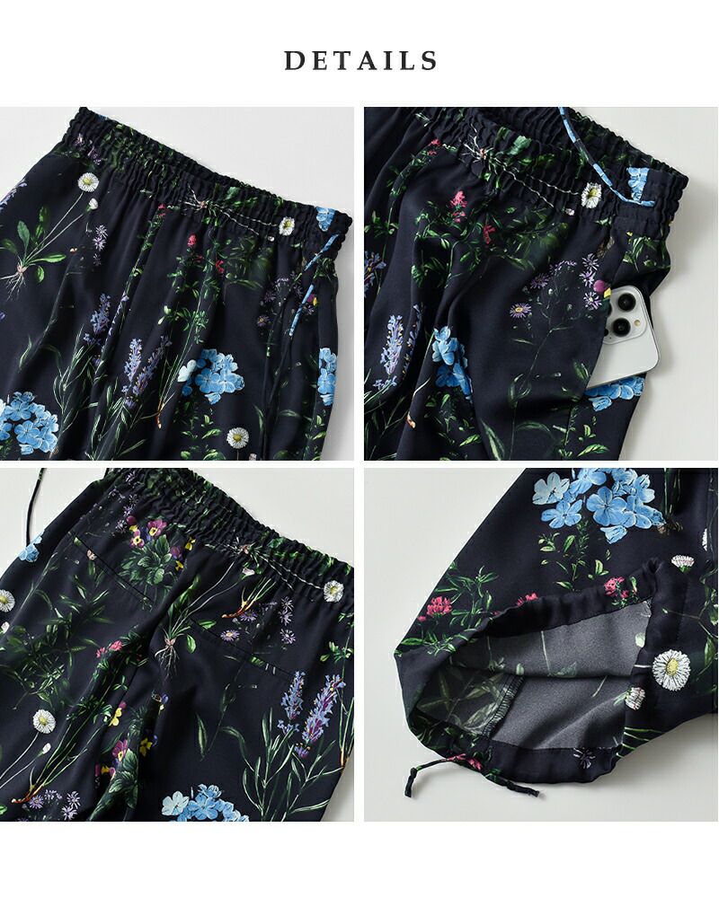 TICCA ティッカ フラワー プリント パンツ tbfs-422 レディース 2026ss