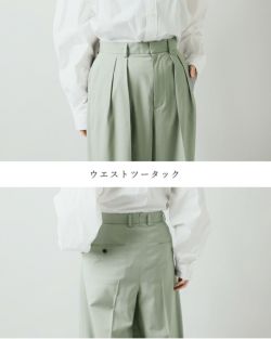 LOEFF ロエフ ウール トロ バギー トラウザー パンツ 8814-202