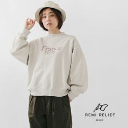 REMI RELIEF/レミレリーフ】ILLINOIS クルーネックプルオーバー