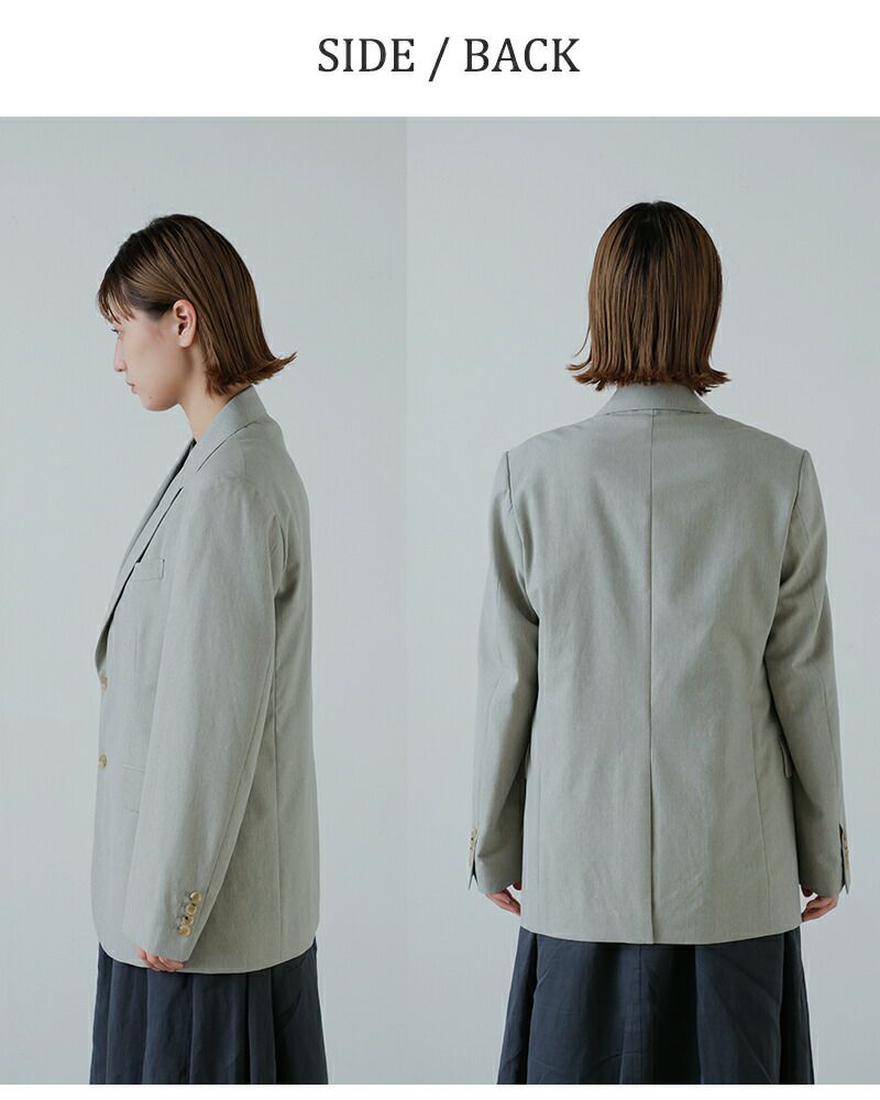 【海外輸入】 ウール イレーヴ YLEVE シャンブレー CHAMBRAY “WOOL ジャケット ジャケット・アウター