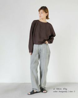 YLEVE イレーヴ テンセル プルオーバー ブラウス “TENCEL P/O BL YLEVE イレーヴ テンセル プルオーバー ブラウス “TENCEL P/O BL