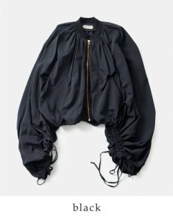 【2025年】エレガントファッションを上品に着 30%OFF】【÷÷】A VACATION ア ヴァケーション ギャザー ブルゾン ジャケット・アウター