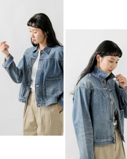 chimala チマラ セルビッチ ネップ デニム ショート ジャケット