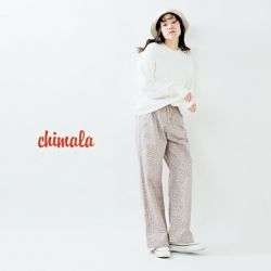 chimala チマラ レオパード ドローストリング パンツ cs39-wp14b