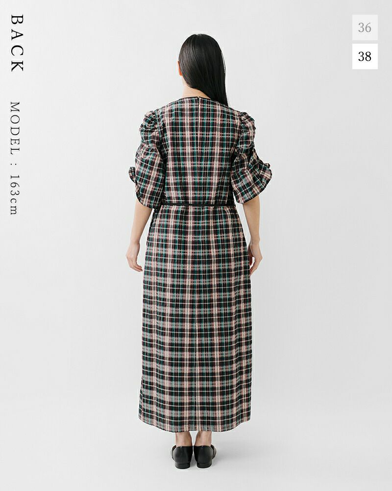 sahara ギャザースリーブドレス Gather Sleeve Dress sahara（サハラ）の「ギャザースリーブドレス/Gather Sleeve
