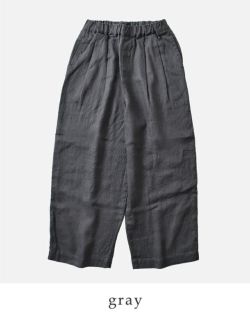 トラバイユマニュアル　パンツ　サイズM ブラック　リネン　麻 TRAVAIL MANUEL トラバイユマニュアル フレンチリネンツイル 2