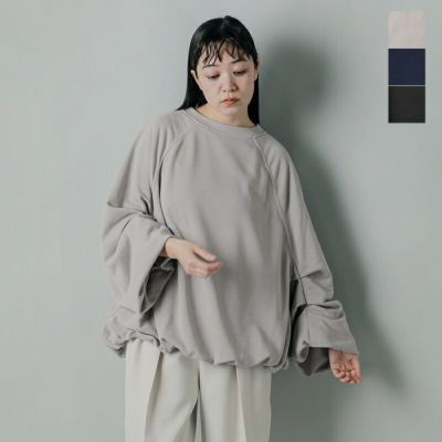 evam eva エヴァムエヴァ コットン シルク レギンス e231k035-mt