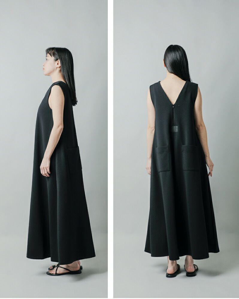 ≪通常販売≫【THE DRESS #50】high neck tuck jacquard