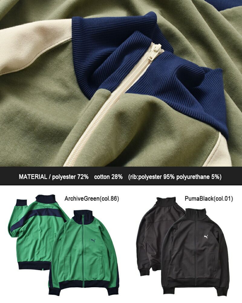 Scye サイ ×PUMA プーマ T7 ユニセックス トラック ジャケット