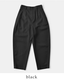 LOEFF ロエフ 高密度 ウール ギャバ ボンタン トラウザー パンツ