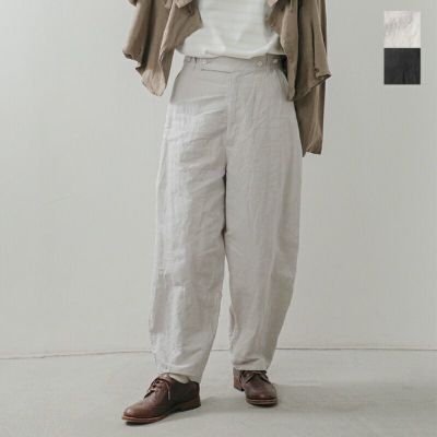 Vlas Blomme ヴラスブラム ブラスブラム リネン コットン テーパード パンツ 13504015-mn 2025ss新作 ユニセックス