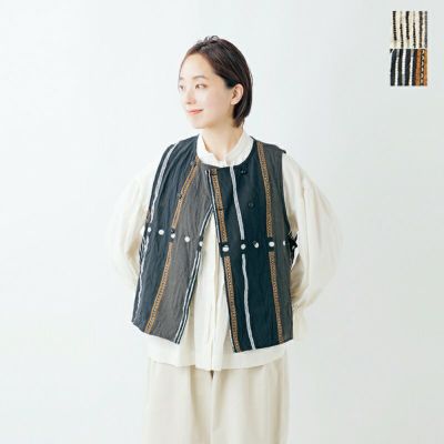 MAGALI マガリ インディゴ コットン フラップ パンツ pt58-yo