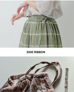 3こ1】【50%OFF】g グラム コットン シルク チェック サイド