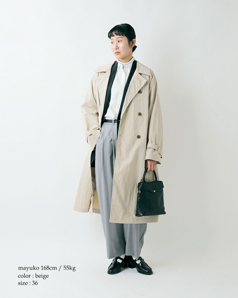LE GLAZIK | ナイロンタフタ トレンチコート WOMEN（トレンチ