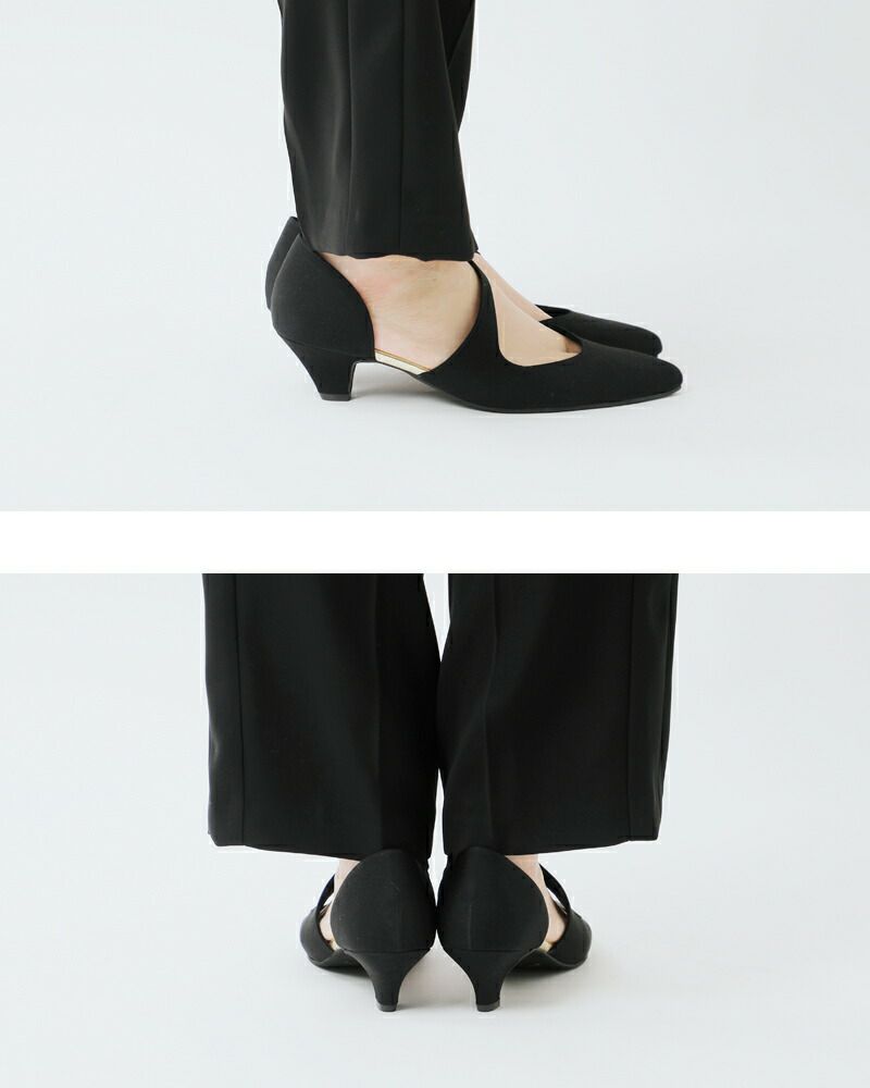 kaene カエン アシンメトリー ストラップ パンプス 050018o-ms