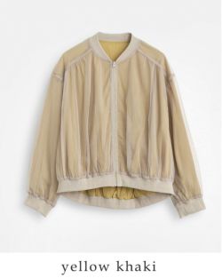 KELEN×HEELANDTOE ケレン シアージップアップブルゾン ホワイト