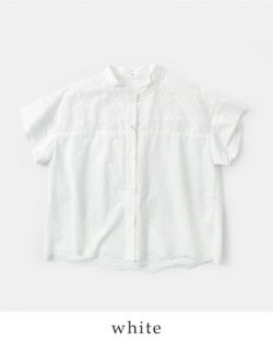 TICCA / リネン フレンチスリーブ シャツ［手洗い可］（シャツ