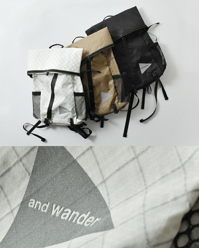 クーポン対象】and wander アンドワンダー エコパック 18L