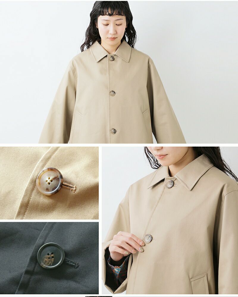 Gymphlex｜トレンチコート ベルテッド バルマカーンコート