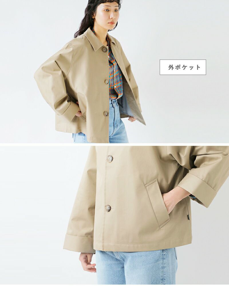 Gymphlex ジムフレックス コットン ギャバジン ショート コート