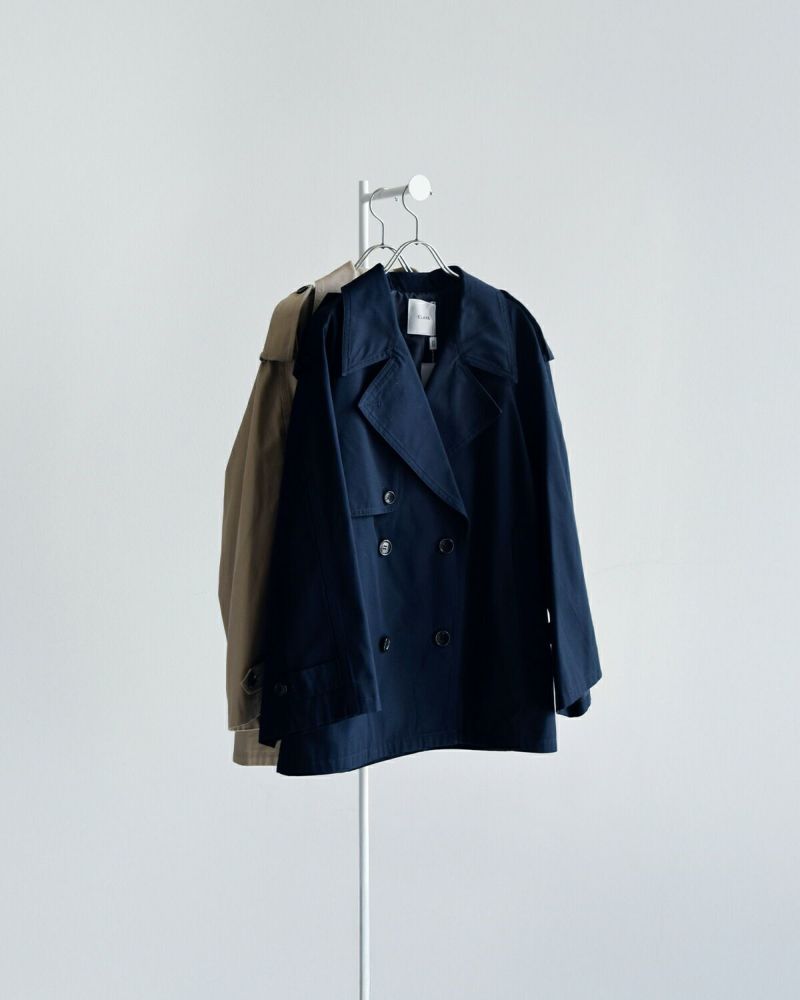 CLANE レザーショートコート