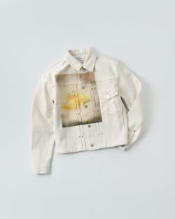 PRIDE ホワイトデニムジャケット TANAKA タナカ コットン セルビッチ デニム ジャケット “THE