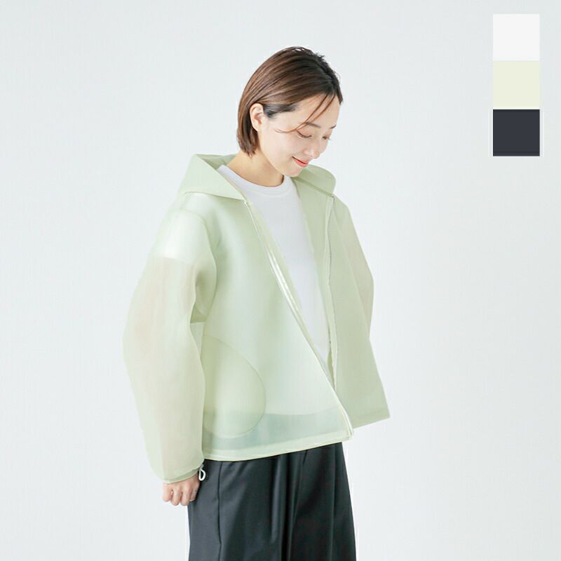 euphoric’(ユーフォリック)シアー ダンボール フーディー ブルゾン “Sheer Hoodie” eu-ct5105
