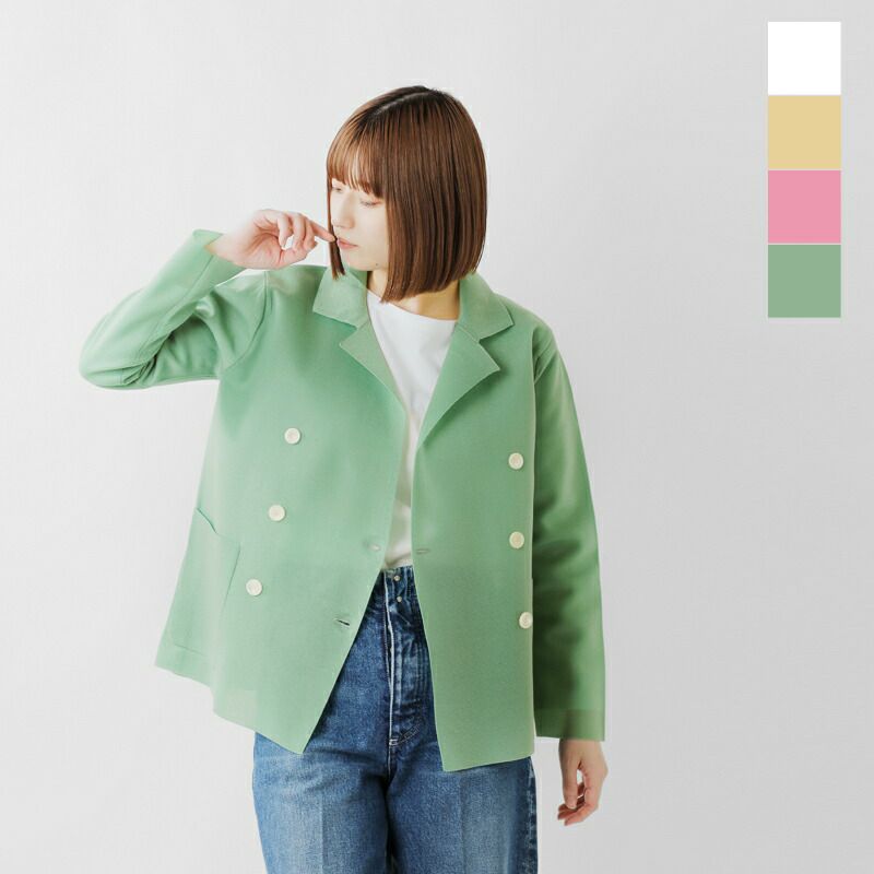 ADAWAS(アダワス)セミシアー ベーシック ニット ジャケット “SEMI-SHEER KNIT JACKET” adws-407-01