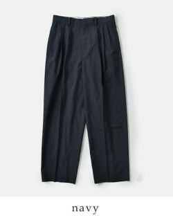 30%OFF】YLEVE イレーヴ ウール シャンブレー トラウザー パンツ “WOOL