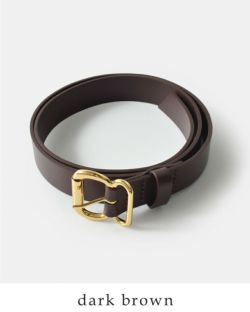 未使用　ジャーナルスタンダード　レフィエ TRESORカーフベルト　ブラック LEFIJE レフィエ カウレザー リング ベルト “Tresor” m5032a-mn