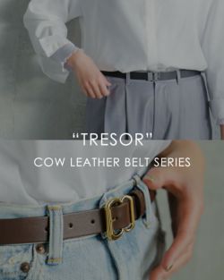 LEFIJE レフィエ カウレザー リング ベルト “Tresor” m5047a-mn