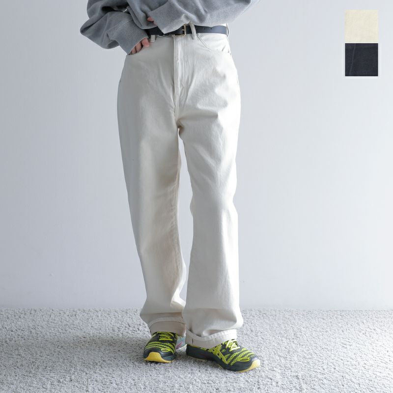 KURO クロ ハイウエスト ワイド テーパード デニム パンツ “OPTIMA ONE 