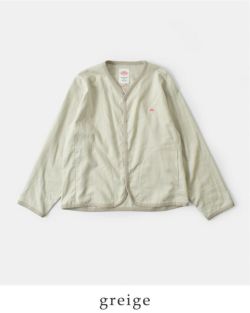 DANTON ダントン リネン ミックス シャツ カーディガン dt