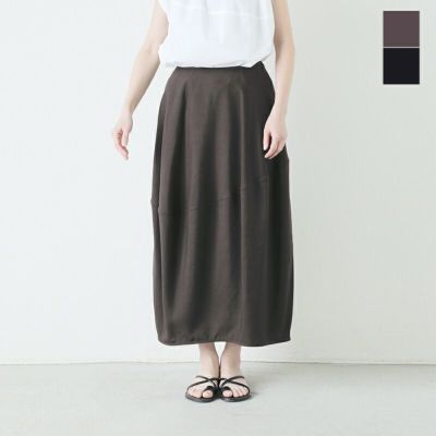 【人気ショップが最安値挑戦！】 イレーヴ YLEVE バレルシルエット SK “TENCEL スカート テンセル パンツ
