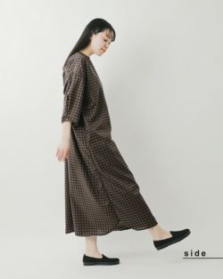 Yarmo］シャツドレス/ パープル | M AND T PRODUCT
