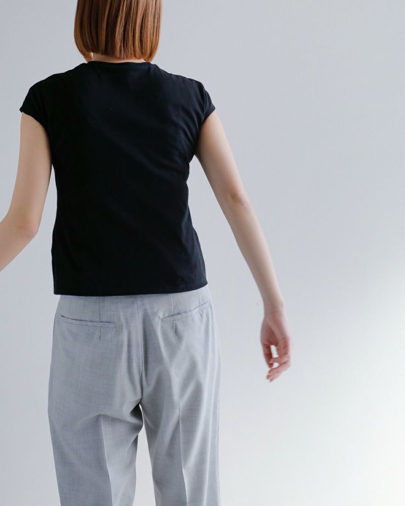 JUN MIKAMI ジュンミカミ コットン フレンチスリーブ Tシャツ jm