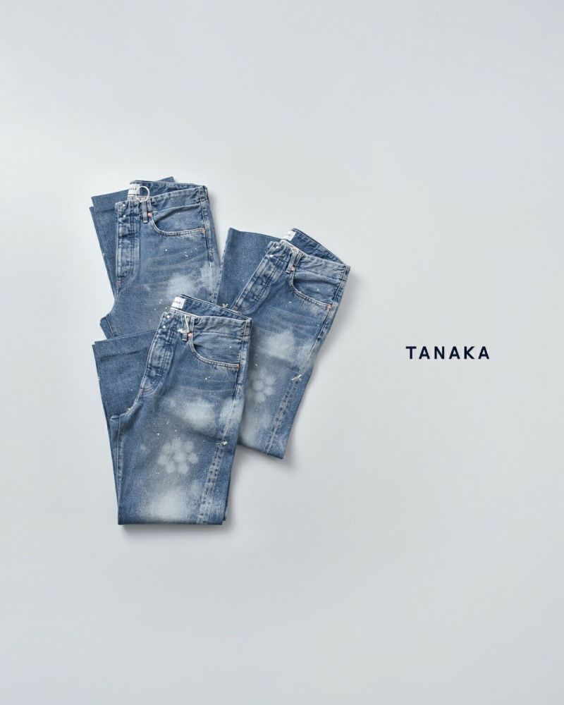 TANAKA タナカ コットン セルビッチ デニム ミッドライズ